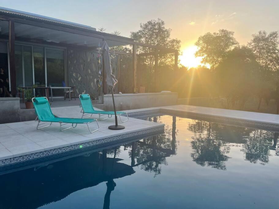 Casa Con Piscina Y Mirador Privado En San Marcos Sierras Villa Dış mekan fotoğraf